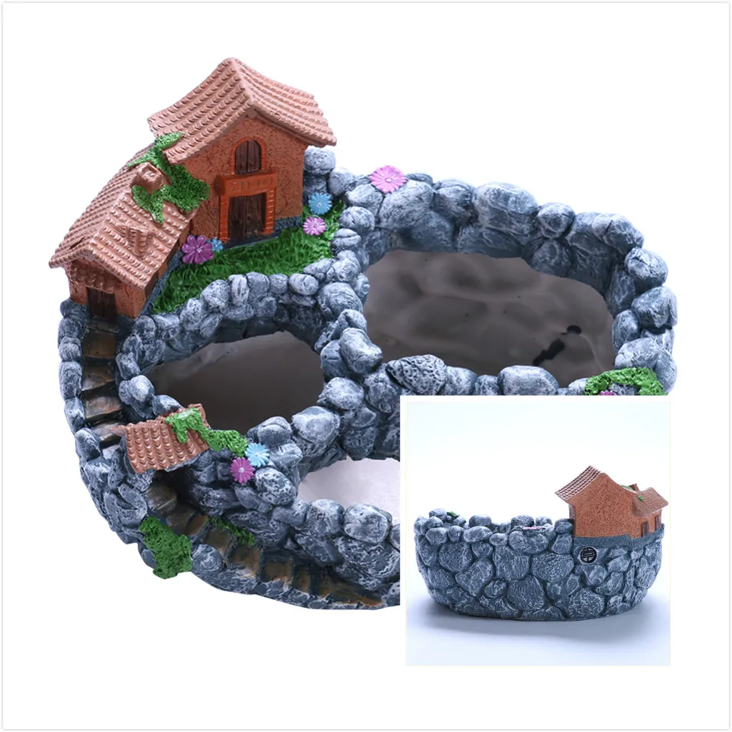WINOMO Сказочный садовый домик плантатор миниатюрный мини горшок для суккулентов