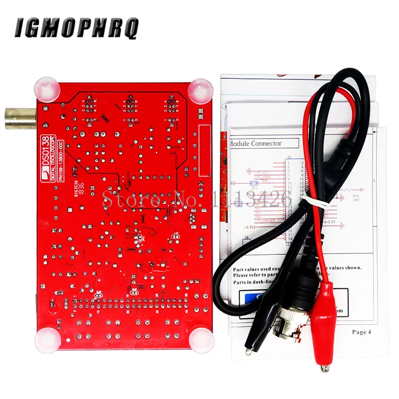 DSO138 2," цифровой осциллограф TFT Набор DIY 200 кГц тестер 1Msps полоса пропускания зонд Электронный производственный набор