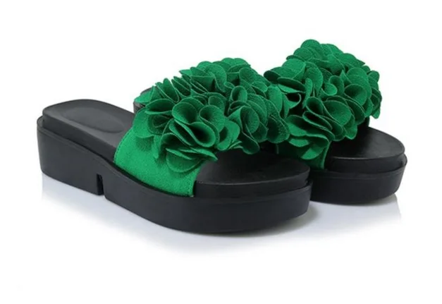 Женские шлепанцы Повседневные Летняя уличная мода 2017 года Туфли на плоской