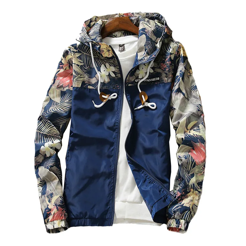 

New Female Outwear Jacket Autumn Plus Size Causal Zipper Hooded Floral Camouflage Jacket Loose Basic Jacket Coat Womens JK539