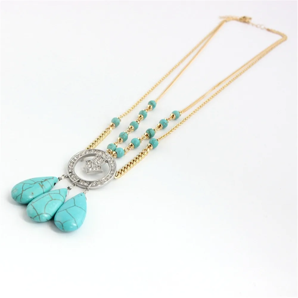 Бесплатная доставка Новое модное супердвойное ожерелье из зеленой сосны