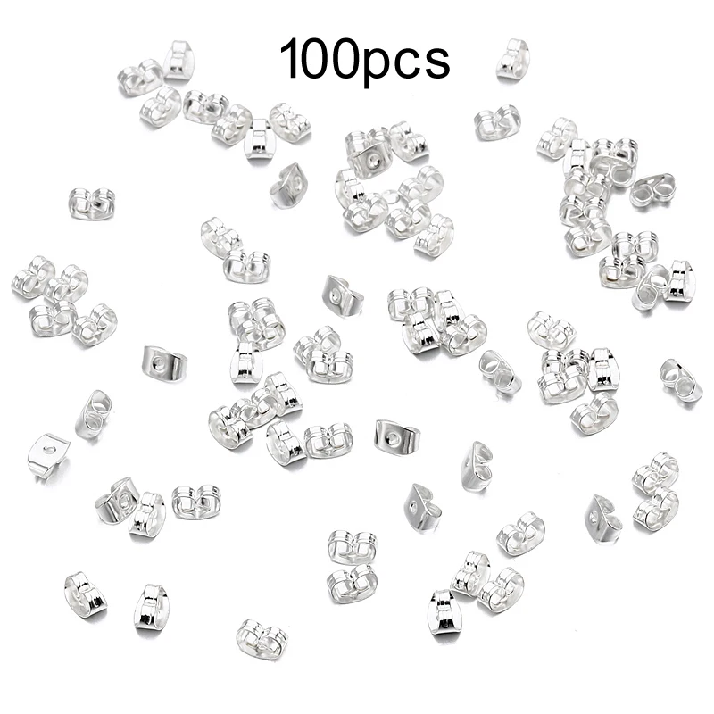ZOSHI 100 шт. компоненты для сережек гвоздиков фурнитура изготовления ювелирных