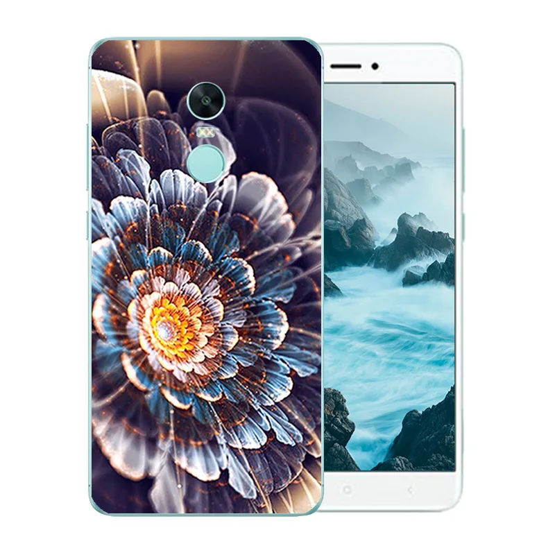 Для RedMi Note 4x чехлы для телефонов Силиконовый ТПУ мягкий модный чехол с рисунком