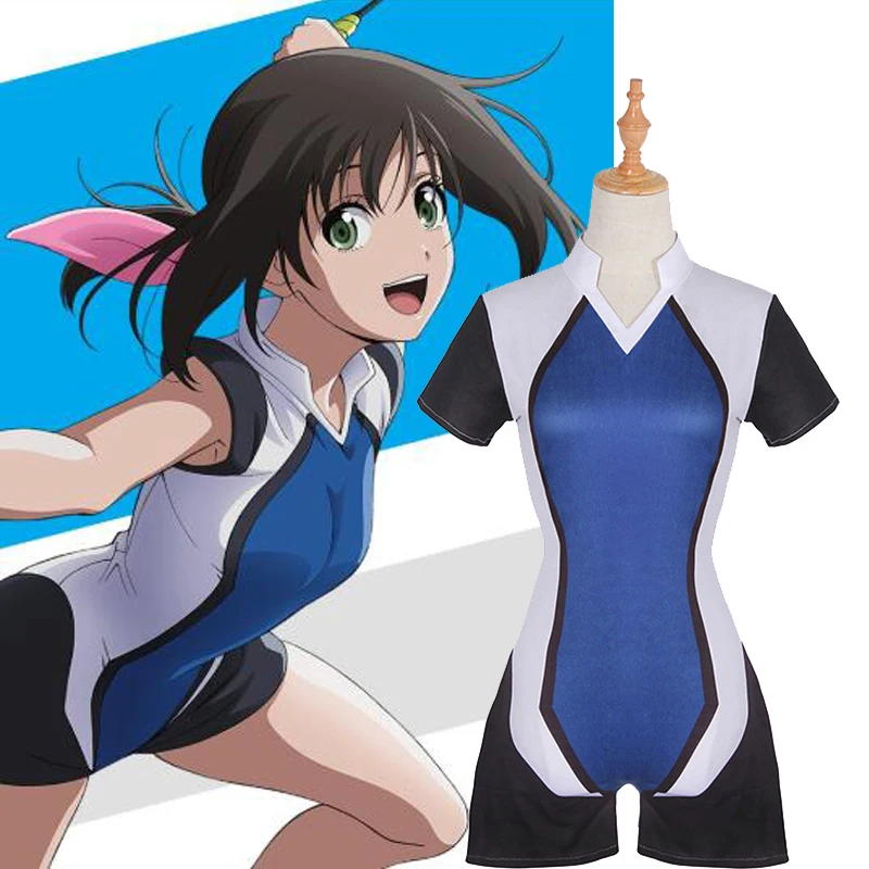 2018 Новый японского аниме Hanebado костюмы для косплея Hanesaki Аяно женщин бадминтон