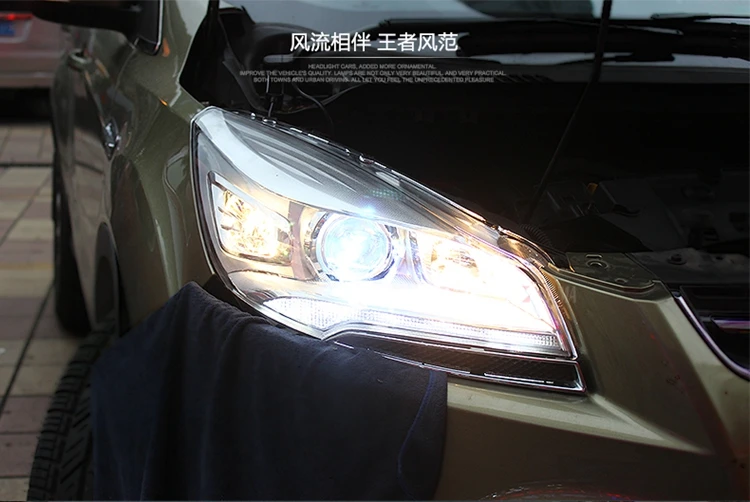 AKD автомобильный Стайлинг для Ford Escape фары- Kuga светодиодный фонарь DRL Hid головной фонарь Ангел глаз биксеноновый луч аксессуары