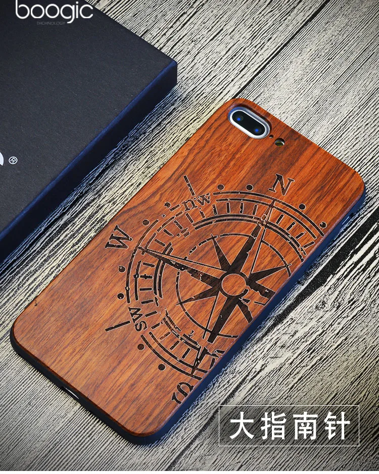 Чехол для телефона с компасом пиратский чехол из натурального дерева Iphone 6 6S 6Plus 7 8