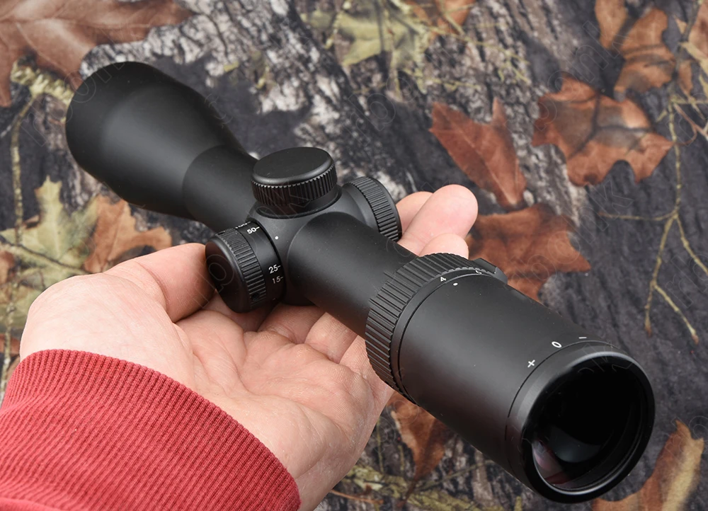 4-16x44 боковой Фокус Riflescope заполненный азотом Mil-Dot Riflescope для охоты тактический прицел FMC с покрытием
