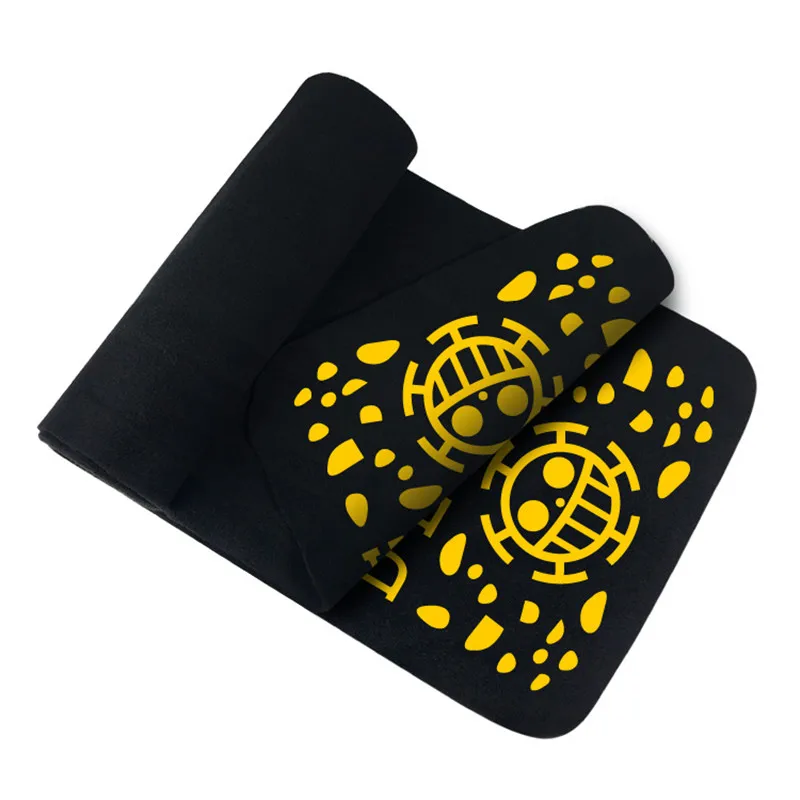 One Piece Luffy Straw Hat Trafalgar D Water Law Death Anime Winter Men Women Unisex Warm Shawl Scarf Soft Wrap