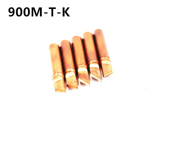 Наконечник для пайки из чистой меди 900M T K DIY сварочный инструмент Hakko 936 Saike 909D 852D +