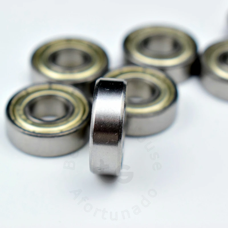 698ZZ 8*19*6(мм) 10 шт. Подшипник ABEC-5 подшипники 10 шт. металлический герметичный подшипник 698 698Z 698ZZ хромированный стальной подшипник