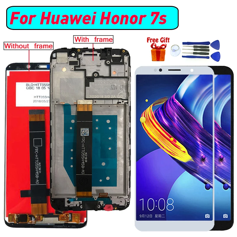 Для Huawei Honor 7s ЖК дисплей Tuoch экран в сборе для Y5 2018 7A DUA L22 HONOR PLAY 7 Дисплей Модуль