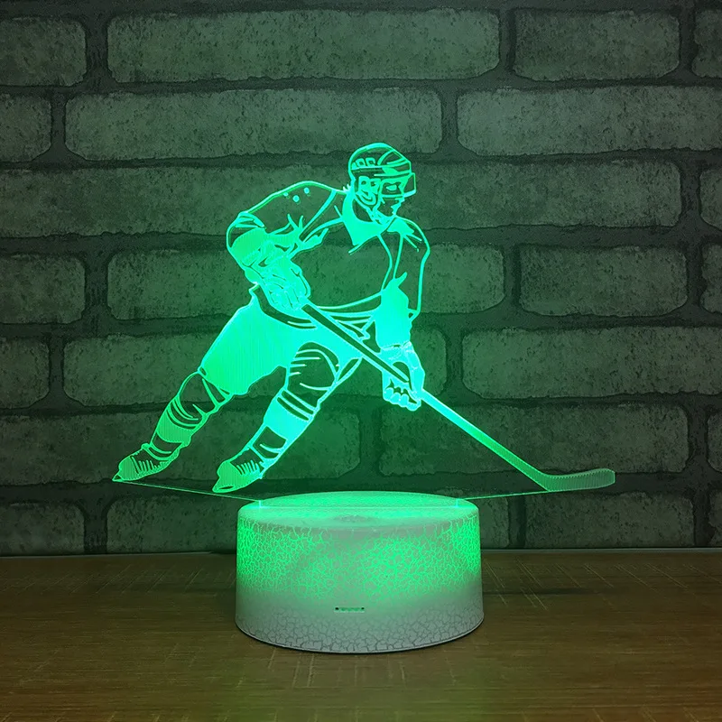 Настольная лампа для хоккея с сенсорным управлением 7 цветов | Лампы и освещение