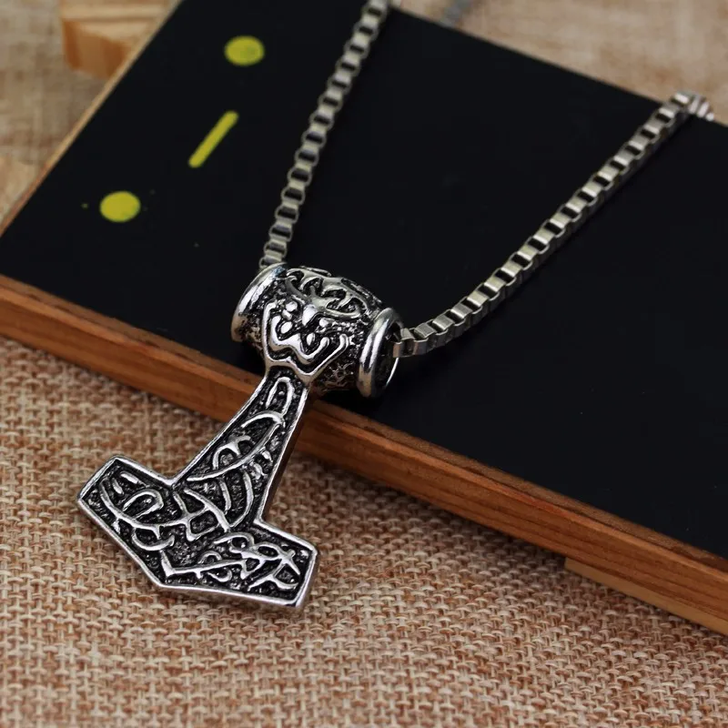 10 стилей Мститель Тор ожерелье молоток Темный мир сплав THOR'S HAMMER Magick Мужская подвеска ожерелье ювелирные изделия Прямая поставка