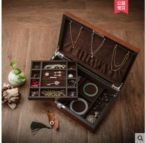 Деревянная шкатулка для часов MSBH005e роскошная Оригинальная с 4 отделениями