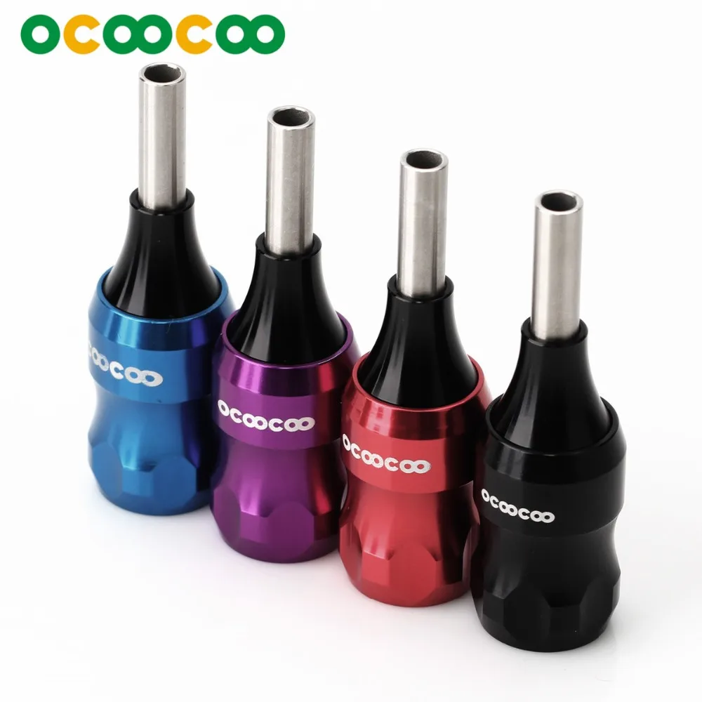 OCOOCOO SB006 из нержавеющей стали резной держатель для инструментов для нанесения татуировки-синий