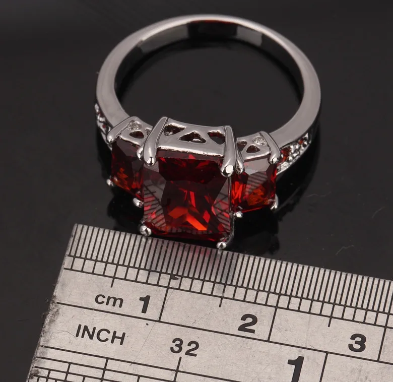 Распродажа серебряные ювелирные изделия с зеленым покрытием Размер 6 / 7 8 9 S0327|jewelry