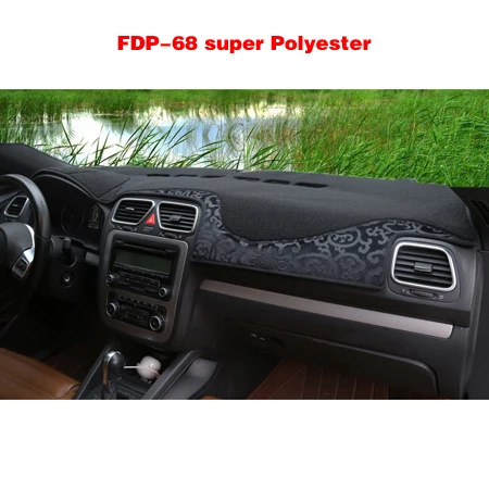 Черный ПКК Trumpchi GS3 GS4 GS5 супер GS7 GS8 GE3 GA3 GA3S GA4 GA5 GA6 GA8 GM6 GM8 Кожа автомобилей dashMat приборной панели pad коврики крышка - Название цвета: Черный