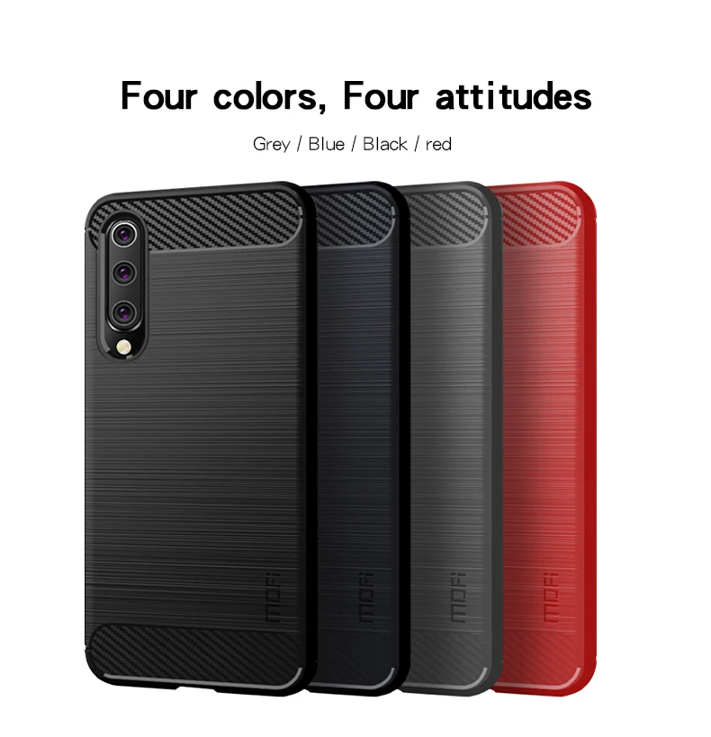 Чехол MOFI для Xiaomi Mi 9 SE силиконовый чехол мягкий тонкий из ТПУ телефона Mi9 задняя