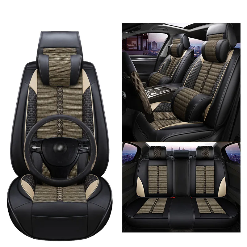 coffee VTI Чехол для автокресла KADULEE для toyota prius 20 30 rav 4 rav4 camry 40 50 corolla verso из 2010 2009 2008 Чехлы для автосидений - Название цвета: coffee VTI