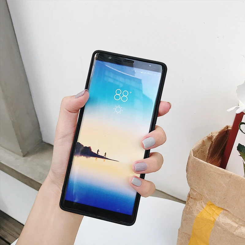 GYPHCA милые крутые чехлы для телефонов Samsung S9 чехол Galaxy S9Plus S8 Plus NOTE 8 матовый