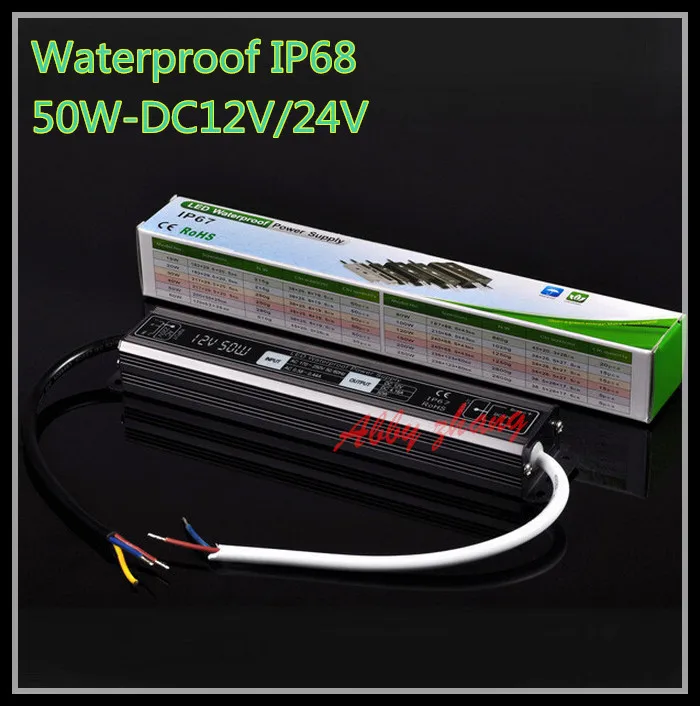 DC 12V 20W IP67 Водонепроницаемый электронный светодиодный драйвер специальный