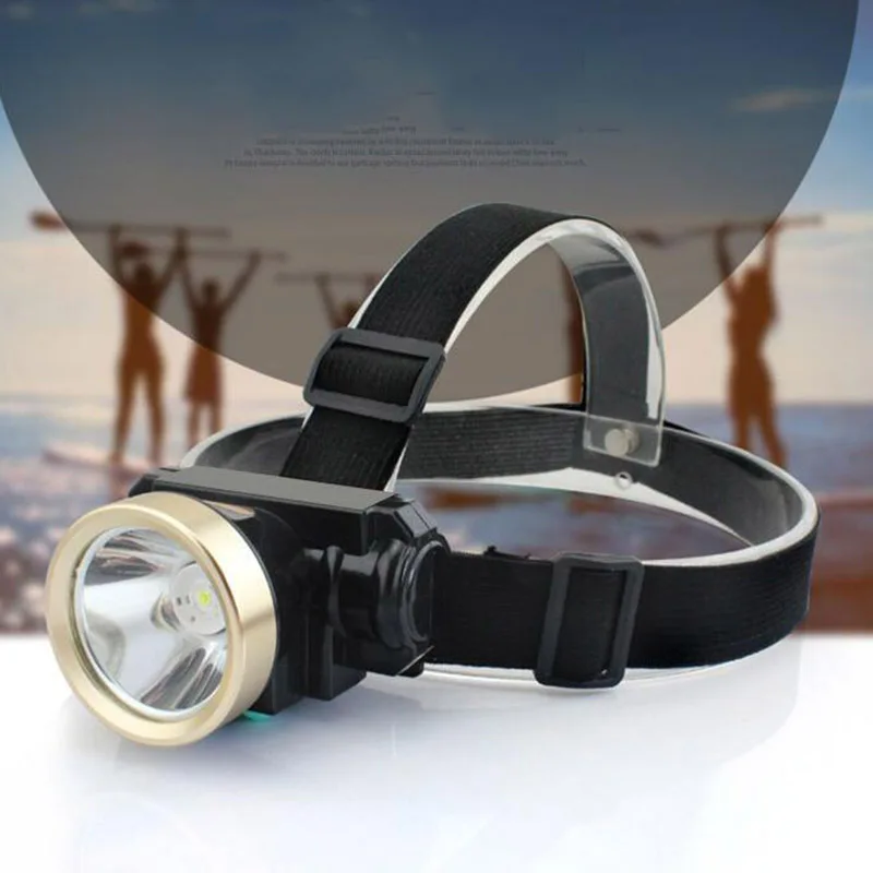 Мощный светодиодный налобный фонарь с USB зарядкой и аккумулятором светильник