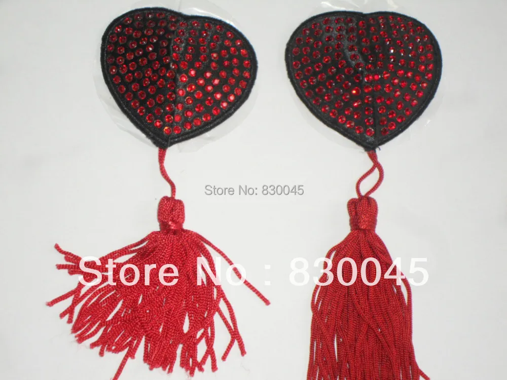 NC009 красная Алмазная Сексуальная кисточка самоклеющаяся Крышка для