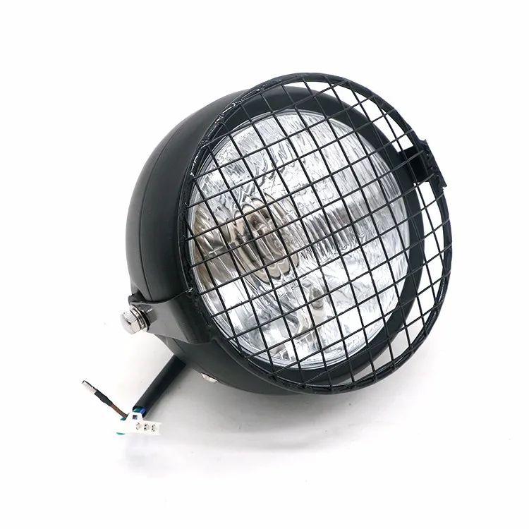 Аксессуары для мотоциклов Sansour фара 6 4 дюйма мотоциклетный гриль винтажный