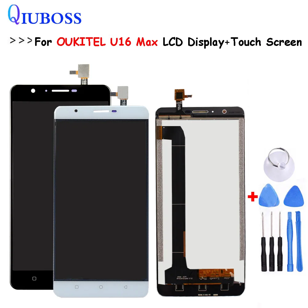 Для Oukitel U16 Max ЖК-дисплей + сенсорный экран 6 0 дюйма дигитайзер Запчасти для узла