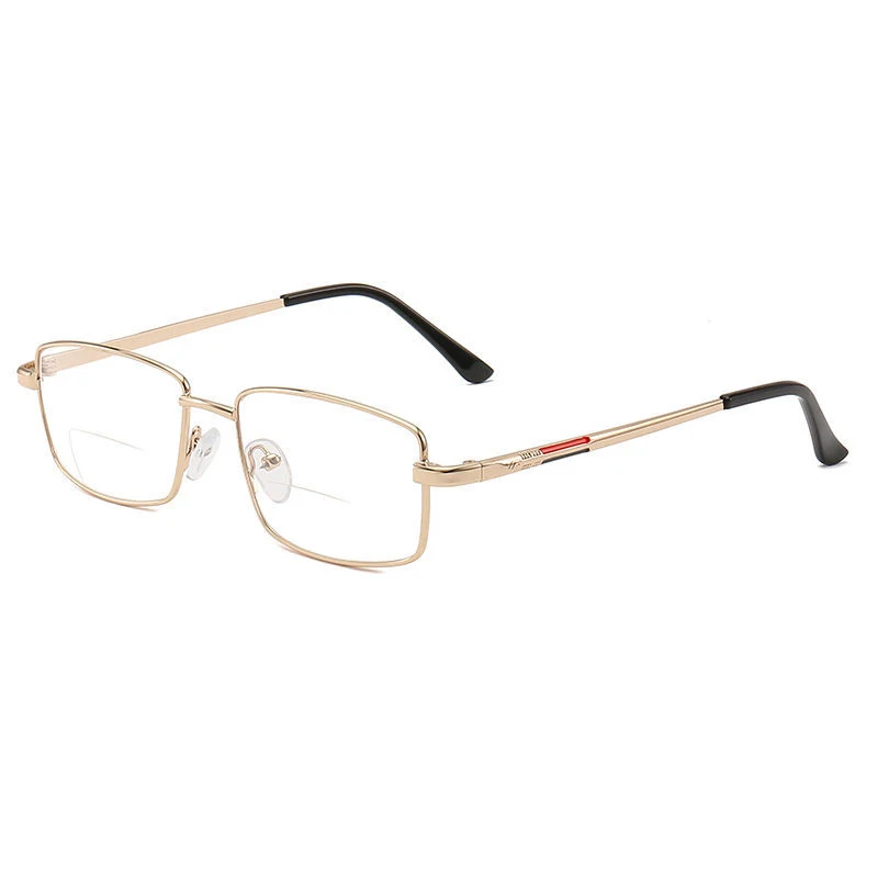 Мужские бифокальные очки для чтения с плоским верхом в деловом стиле пресбиопии