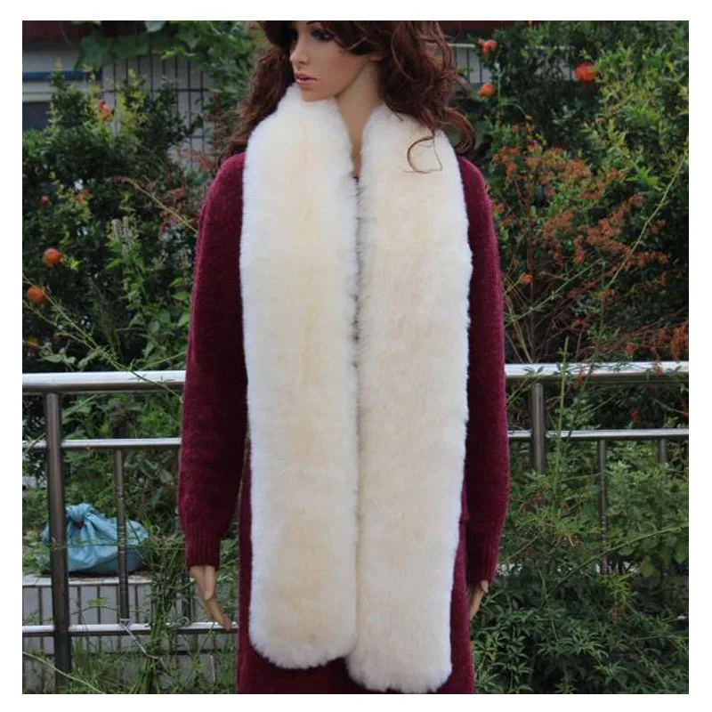 New women's Faux Fox collar Women Scarves brand Fashion luxury multicolor mufflers long Warm shawl fake Fur neckerchief WME10 |