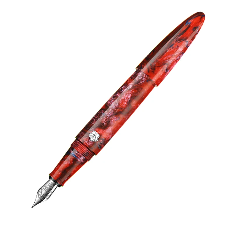 Live In You) Future Series Awesome смоляная авторучка фиолетовый Прованс градиент Ef/f Nib Шариковая ручка для подарочной коллекции - Цвет: Red Flame