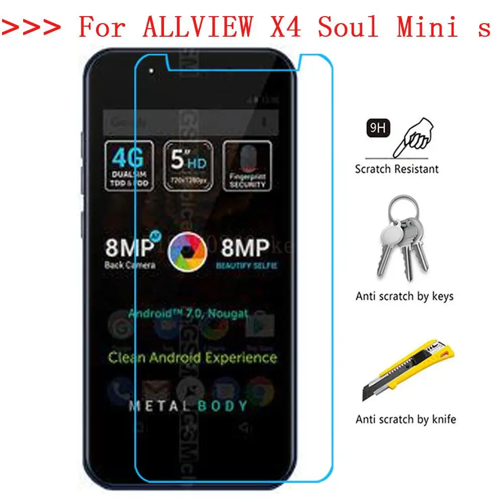 Ультратонкое закаленное стекло для ALLVIEW X3 X4 Soul Mini s/P8 LITE/p6 energy LITE усиленная