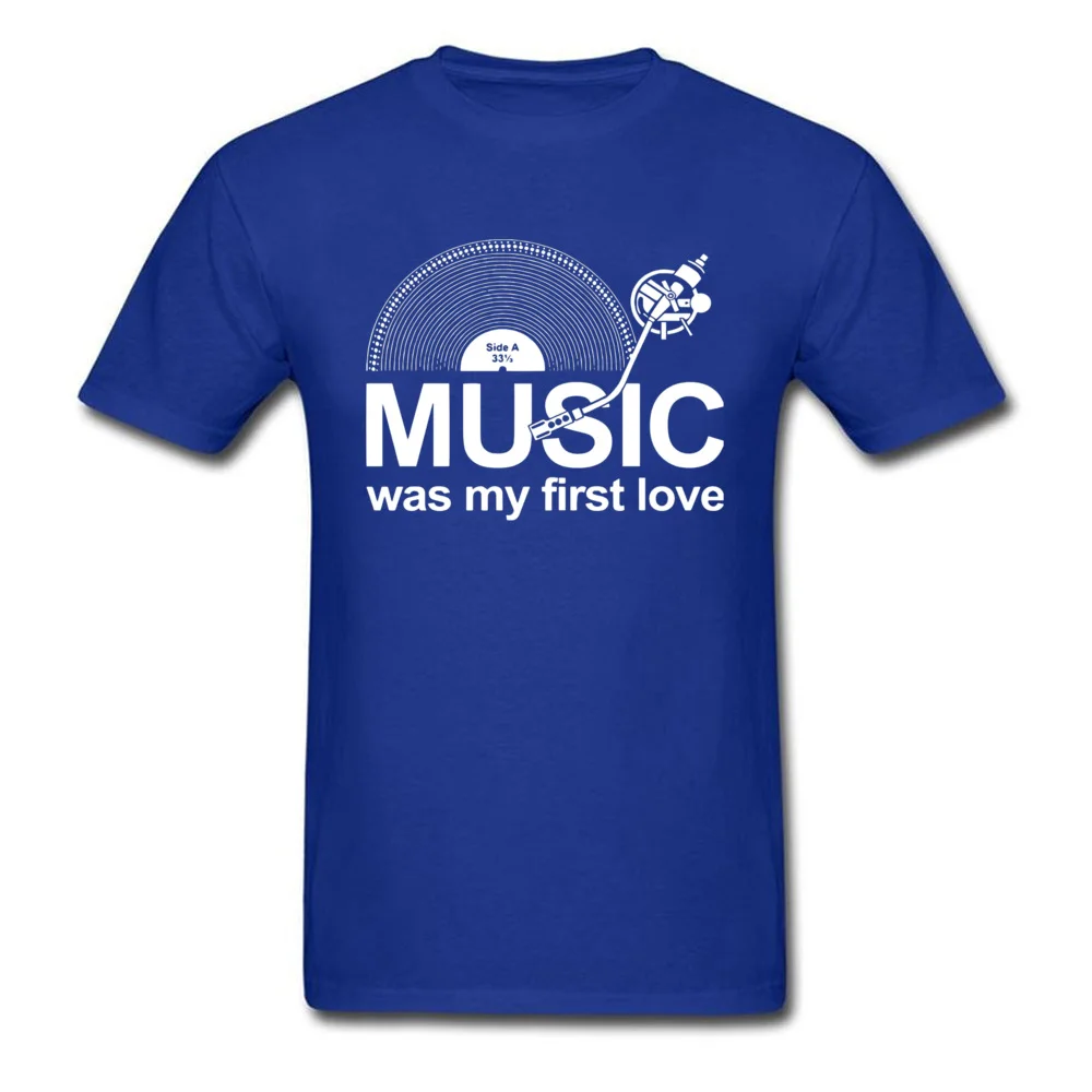 Мужская футболка с надписью Music Was My First Love забавная на заказ новинка 2019 топ