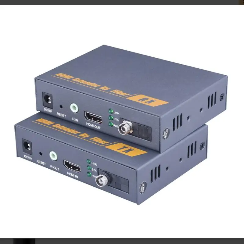 Оптоволоконный конвертер HDMI ZY DT200 20 км по TCP IP 1080 P ИК Волоконный удлинитель