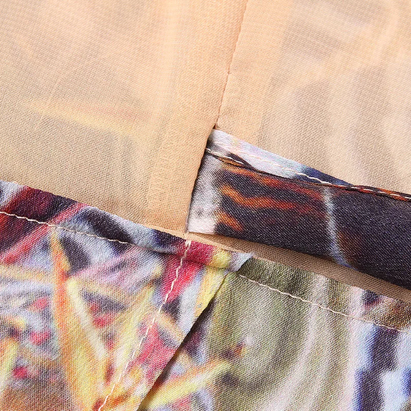 Pokwai богемное Макси Летнее шелковое платье Для женщин Мода Высокое качество Новое