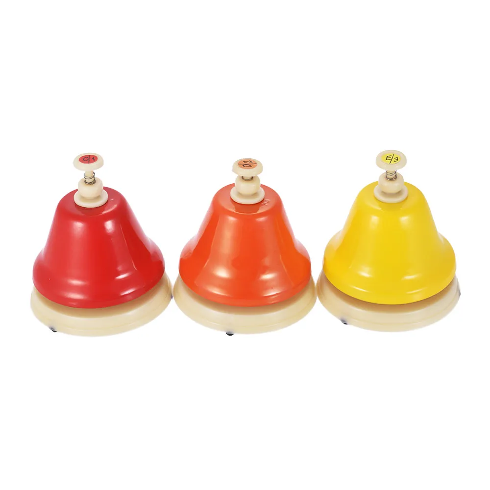 Colorful 8 Note Hand Bell Set Early Musical Educational Instrument Toy for Children Kids Student | Спорт и развлечения