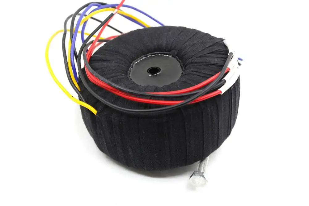 GZLOZONE 500VA ( 500 Вт) Черный тканевый тороидный трансформатор для NAP200 Amp 28V 0 28V|transformer