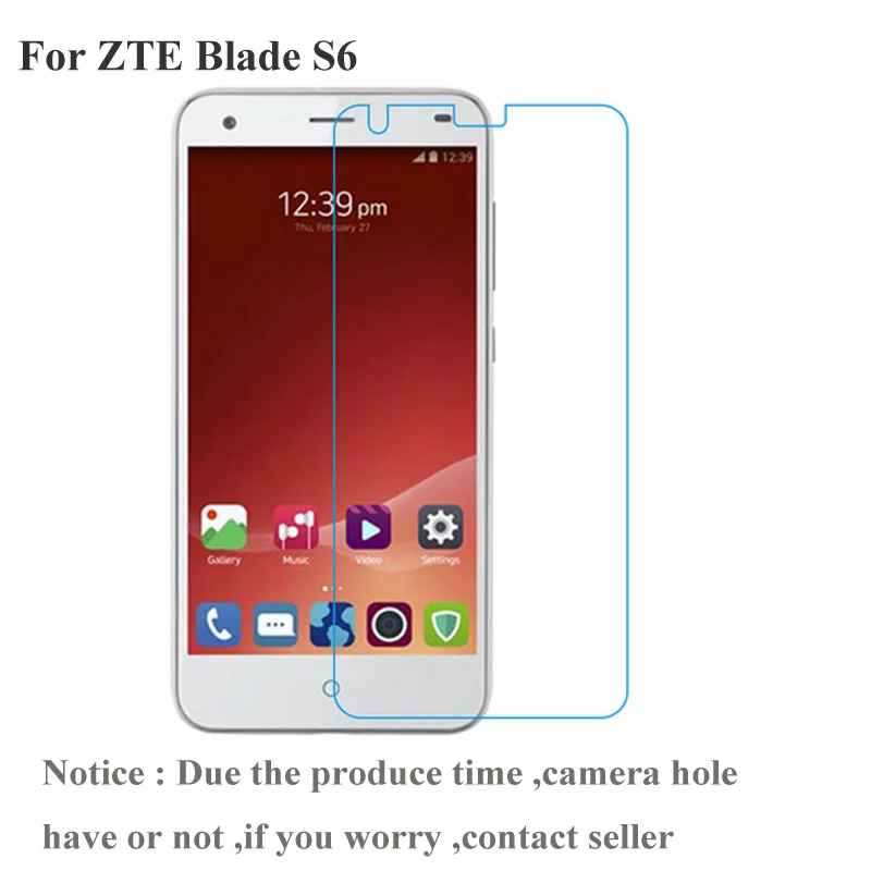 2 шт для zte Blade S6 защитная пленка из закаленного стекла Взрывозащищенная защитная пленка для zte Blade S6
