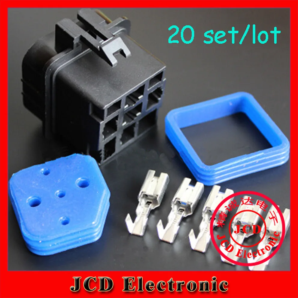 

5 sets Automotive relays waterproof socket waterproof plugging relay socket 12V