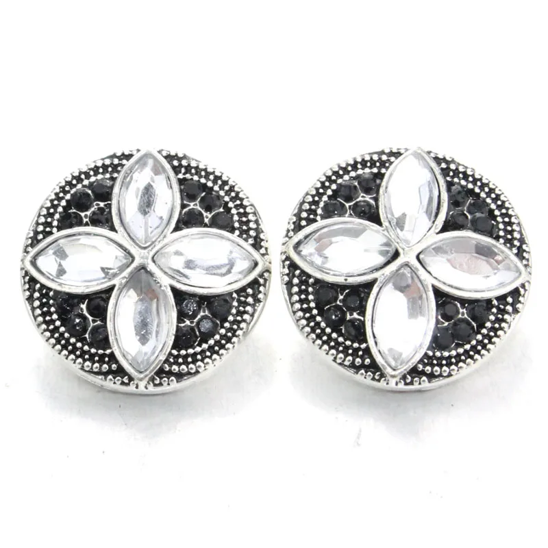 3 цвета Mix 10 шт./лот Изящные Кристальные застежки для ювелирных изделий 18 мм браслеты с застежкой