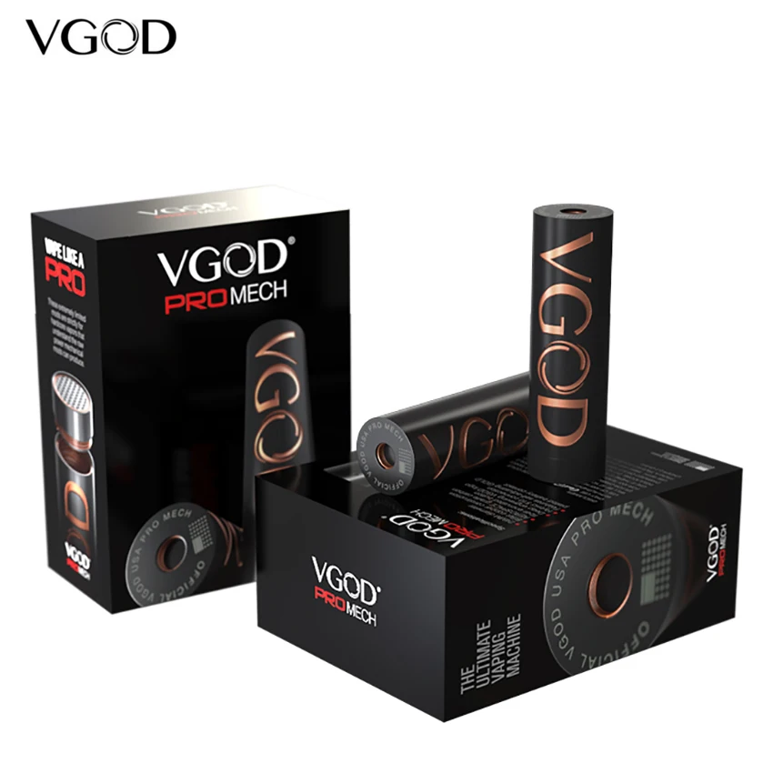 Оригинальный vgod Pro мех mod меди строительство Fit 18650 четыре цвета VS coilart высокое