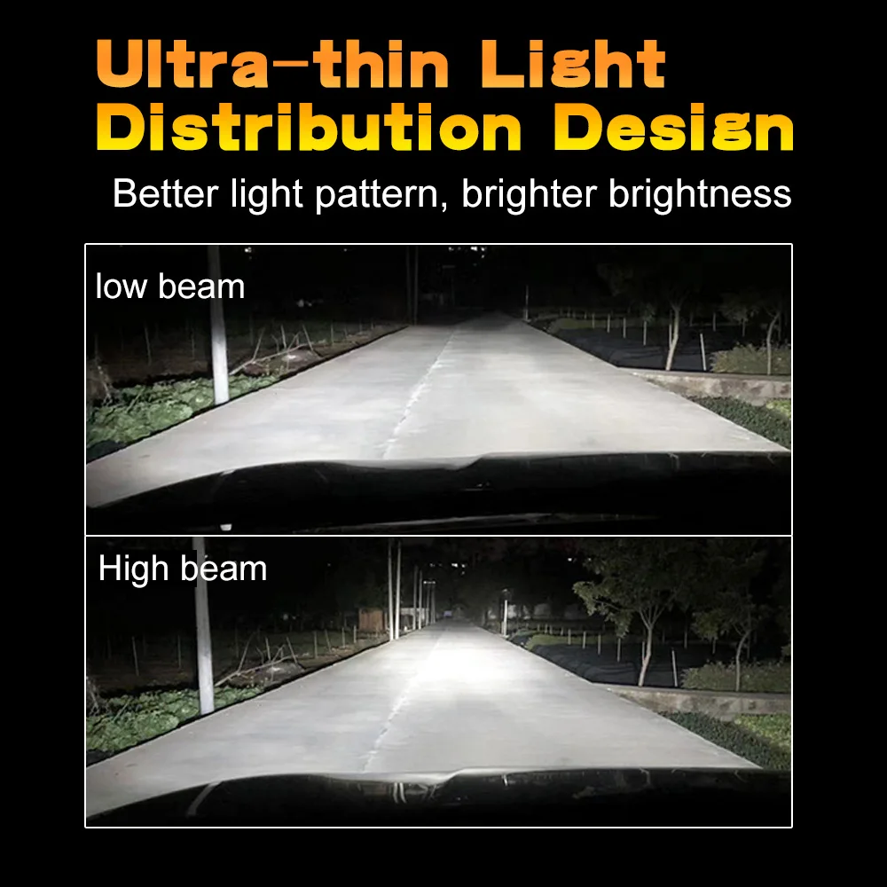 Комплект из 2 предметов новинка 9D H7 Led H11 Cree COB чипы фары автомобиля 9006 H4 H8 13000LM HB3 9005