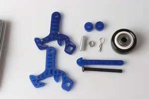 1 комплект пластиковых + металлических высокоскоростных колесных дисков, антирулонное колесо для HSP 94108 94111 94188 масштаб, аксессуары для радиоуправляемых машинок-монстров