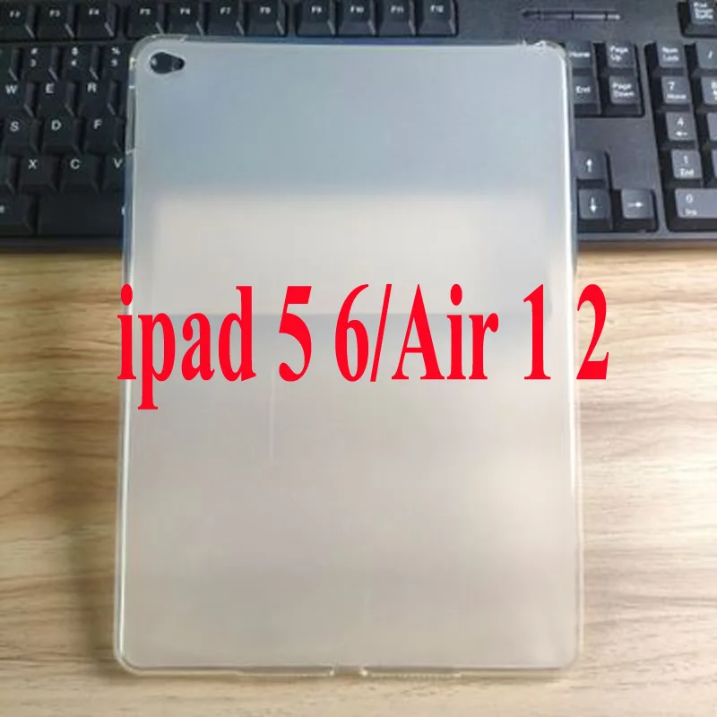 TPU Бронированный Чехол для ipad AIR 2 ipad 6 детский безопасный сверхпрочный силиконовый Жесткий Чехол для ipad Air 2 для ipad 6 чехол для планшета+ пленка+ ручка - Цвет: TPU