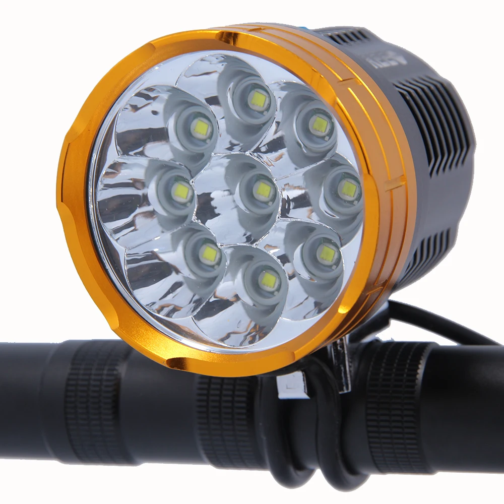 Walkfire 15000Lm 9 x XML T6 светодиодный фонарь для кемпинга рыбалки велосипеда светильник