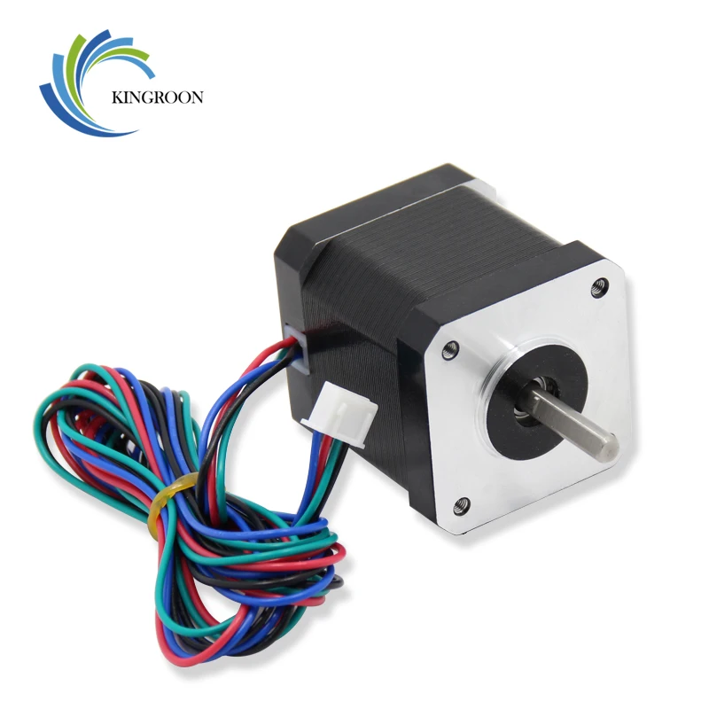 42 Шаговый двигатель Nema 17 4 Lead 42bygh 1.7A (17HS4401S) с контактным кабелем Dupont запчасти для