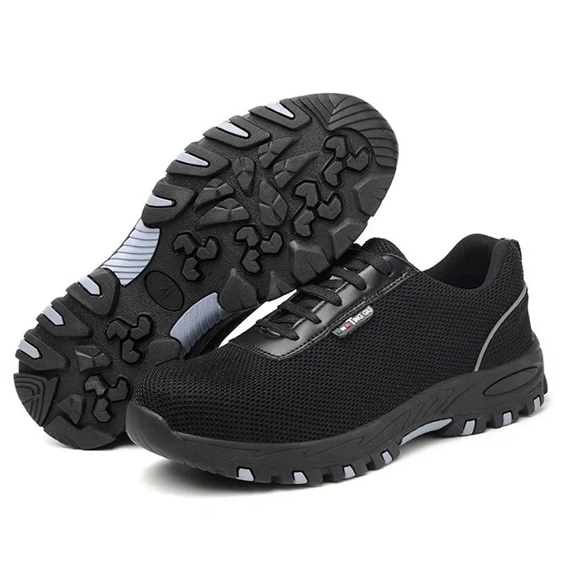 Воздухопроницаемая противопроколотая обувь для защиты труда Мужская защитная