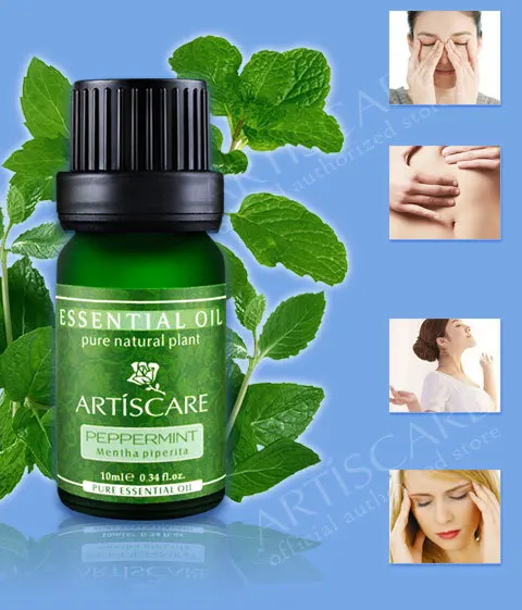 Эфирное масло для чайного дерева ARTISCARE+ эфирное масло перечной мяты лечение акне очиститель пор поры, акне стерилизованное эфирное масло s