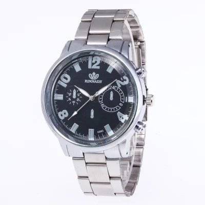 men Silver black Horloges Mannen мужские и женские часы повседневные спортивные парные кварцевые часы брендовые роскошные мужские наручные часы из нержавеющей стали - Цвет: men Silver black